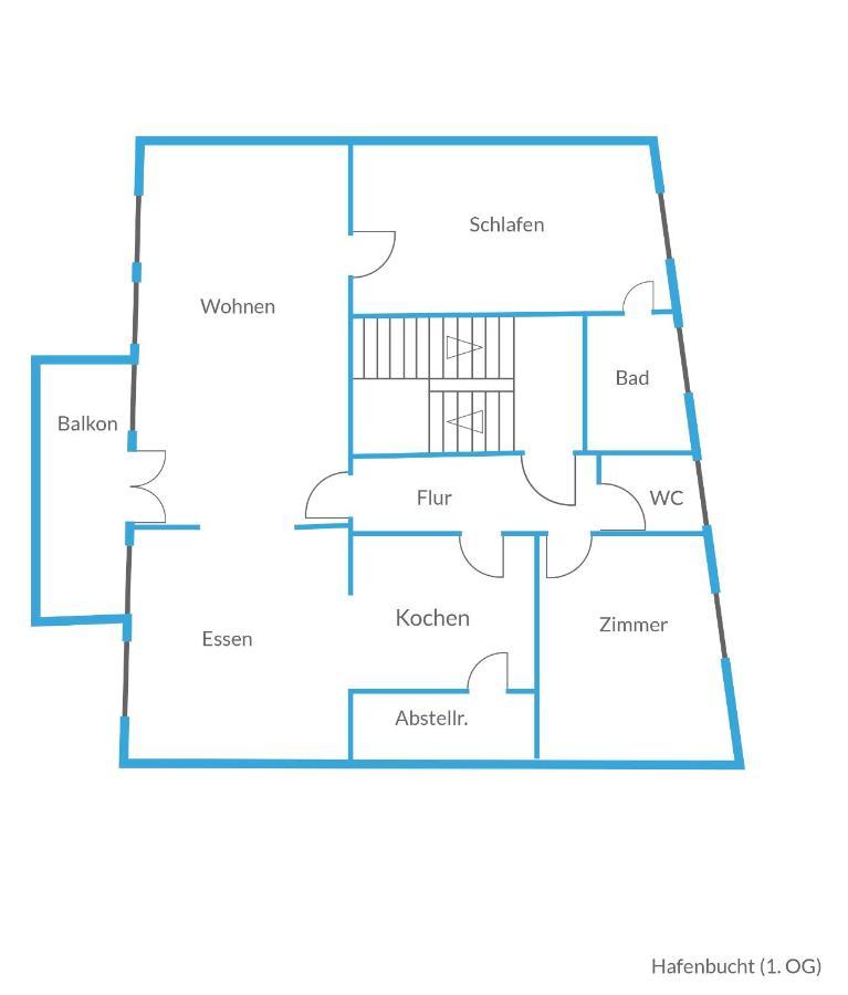 ליבק Ferienwohnung Hafenbucht Moba-Travel מראה חיצוני תמונה